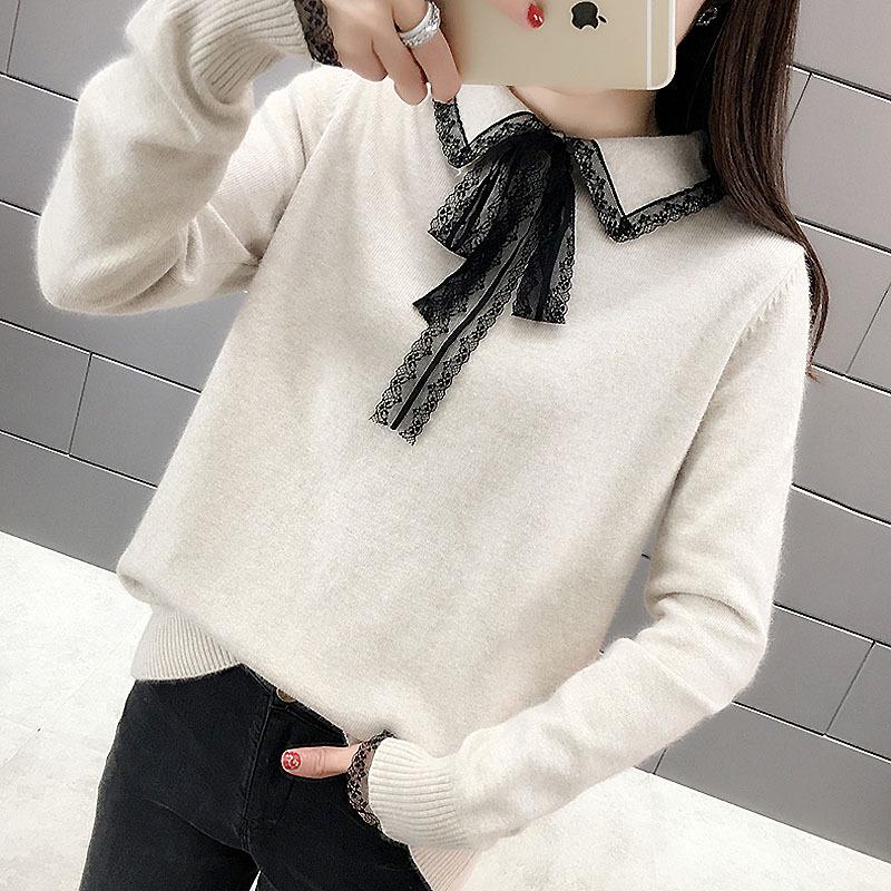 2024 Women s Spring Lace Pullover Knitwear: Fairy-Like Korean Style Loose Sweater One Size
2024 Women s Spring Lace Pullover Knitwear: Fairy-Like Korean Style Loose Sweater One Size
