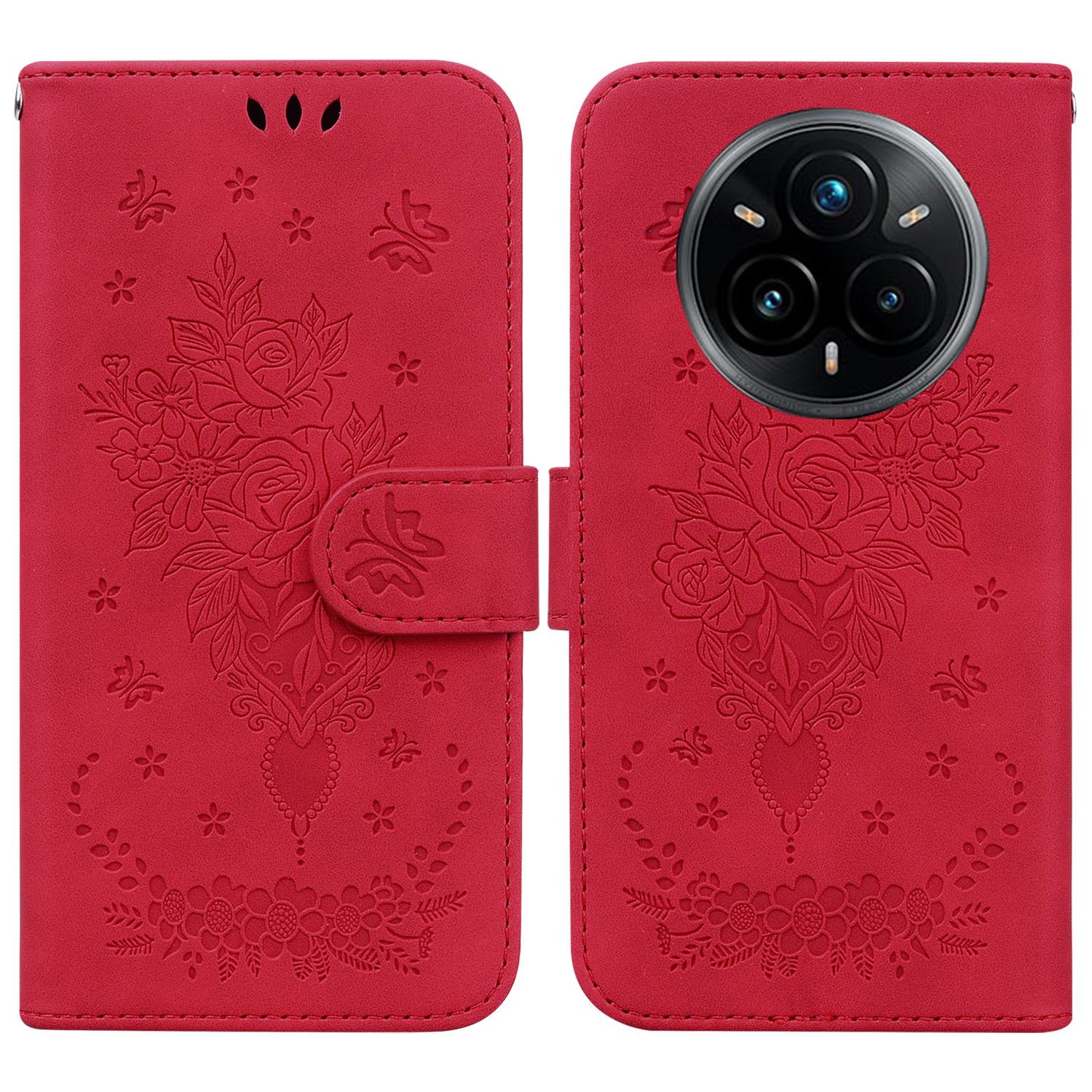 For Realme 14 Pro+ 5G Case PU Leather Wallet Phone Cover Butterfly Flower Imprint Red
For Realme 14 Pro+ 5G Case PU Leather Wallet Phone Cover Butterfly Flower Imprint Red