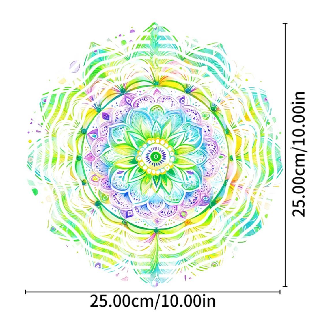 10-дюймовый металлический мандала-цветок, ветряной спиннер, яркий подвесной декор для сада, патио, улицы, крючок 360 градусов, элегантный подарок на весну, лето, осень 01A
10-дюймовый металлический мандала-цветок, ветряной спиннер, яркий подвесной декор для сада, патио, улицы, крючок 360 градусов, элегантный подарок на весну, лето, осень 01A