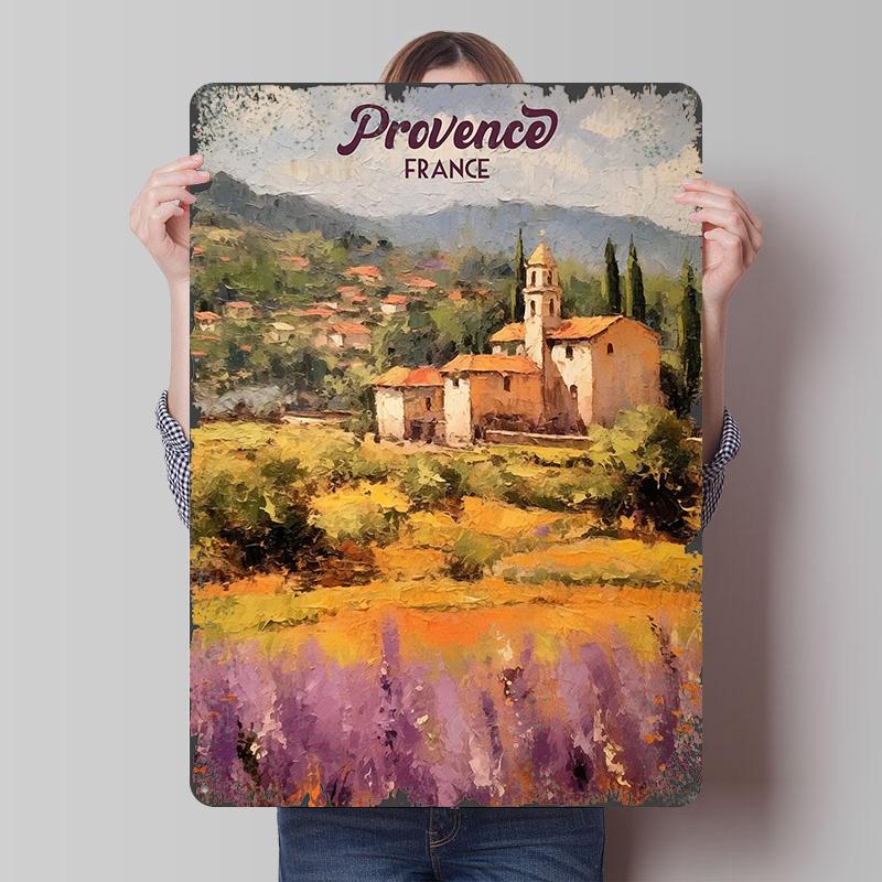 Provence France Painting Tin Plaque Poster Customized Wall Art Retro Vintage Metal Signs for Man Cave Office Decoration Room 20x30cm(7.8x11.8inch)
Provence France Painting Tin Plaque Poster Customized Wall Art Retro Vintage Metal Signs for Man Cave Office Decoration Room 20x30cm(7.8x11.8inch)
