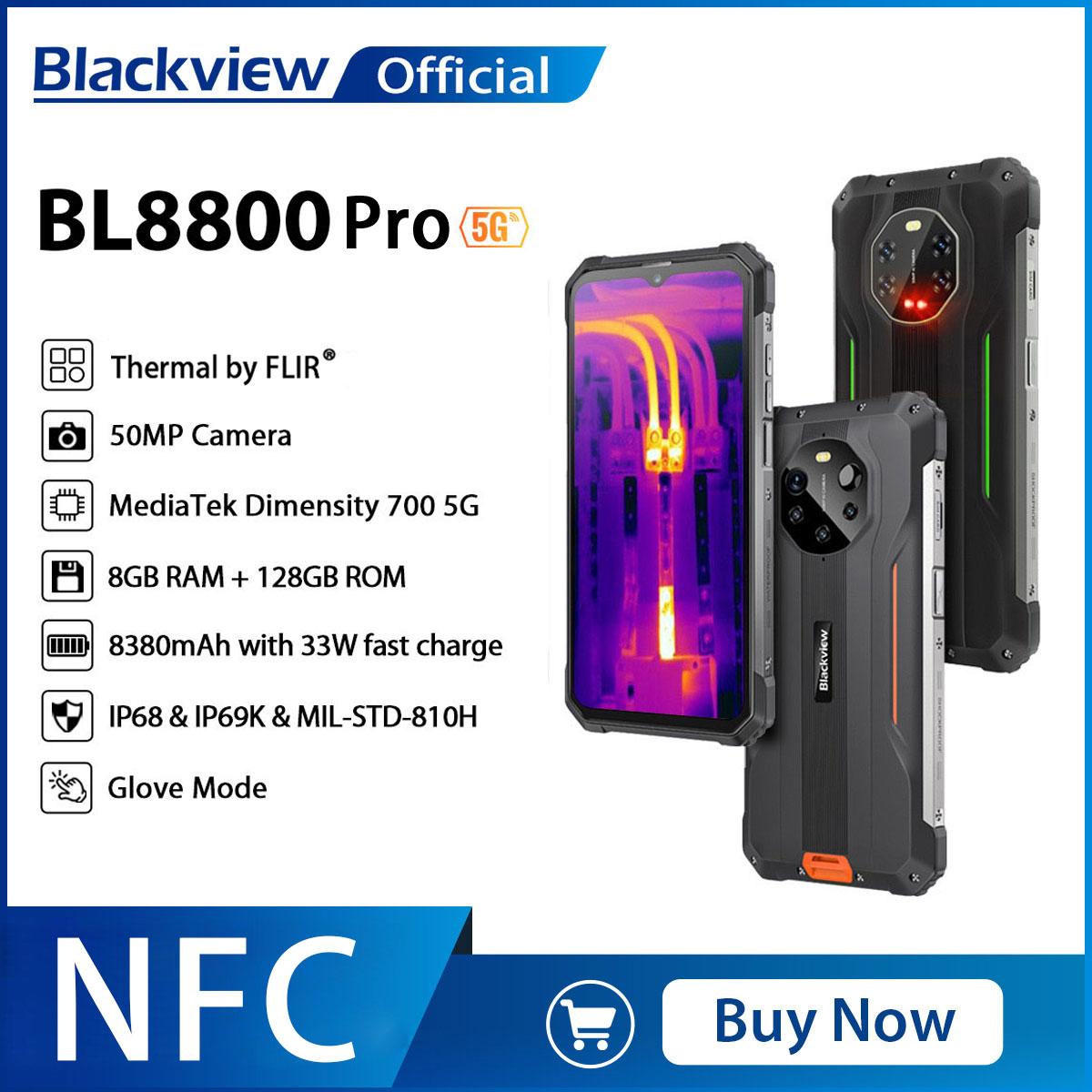 Blackview BL8800 Night Vision и прочный телефон BL8800 Pro 5G с тепловизионной камерой Смартфон FLIR® 6,58 дюйма, 8 ГБ + 128 ГБ, сотовый телефон
Blackview BL8800 Night Vision и прочный телефон BL8800 Pro 5G с тепловизионной камерой Смартфон FLIR® 6,58 дюйма, 8 ГБ + 128 ГБ, сотовый телефон