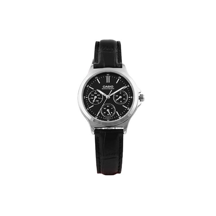 Casio Standard Series 30M Water Resistant Quartz Movement Leather Strap Watch Women watches Black LTP-V300L-1A Regular Watch Box,Black Dial
Casio Standard Series 30M Water Resistant Quartz Movement Leather Strap Watch Women watches Black LTP-V300L-1A Regular Watch Box,Black Dial