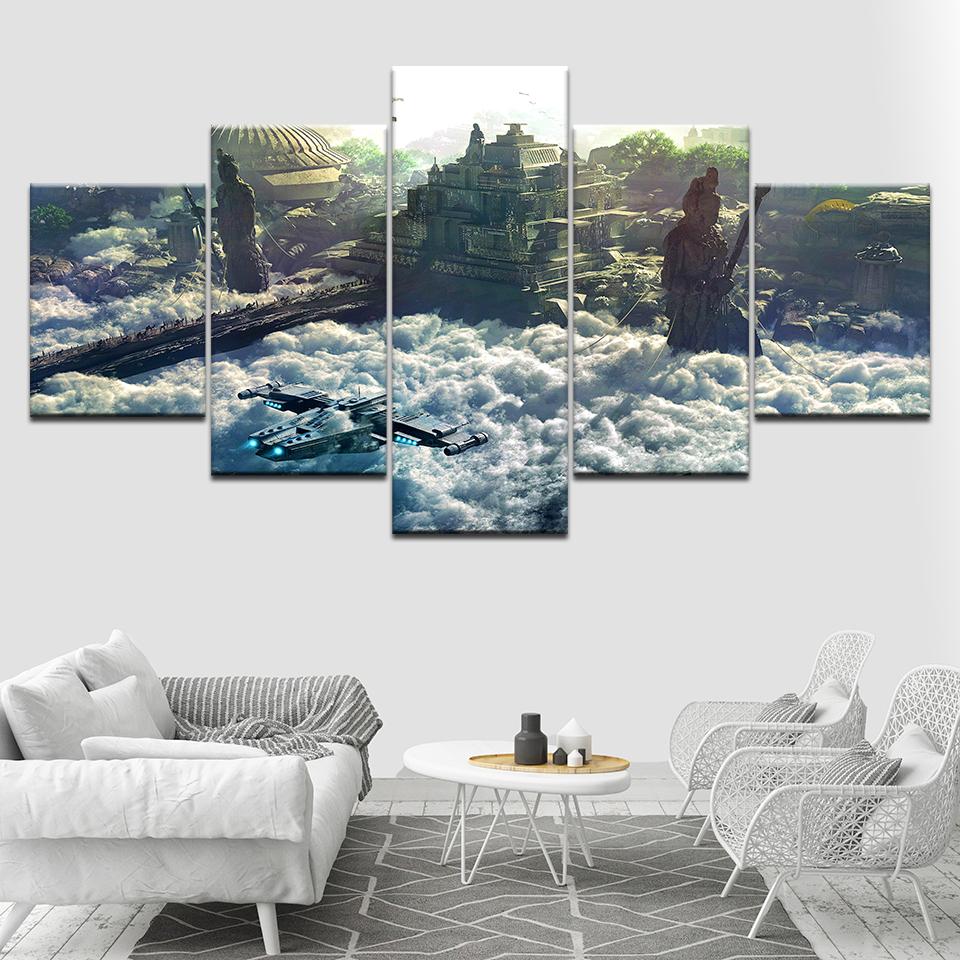 Spaceships future city clouds poster 5 Piece Canvas Wallpapers modern Poster Modular art painting for Living Room Home Decor 20x35 20x45 20x55cm
Spaceships future city clouds poster 5 Piece Canvas Wallpapers modern Poster Modular art painting for Living Room Home Decor 20x35 20x45 20x55cm