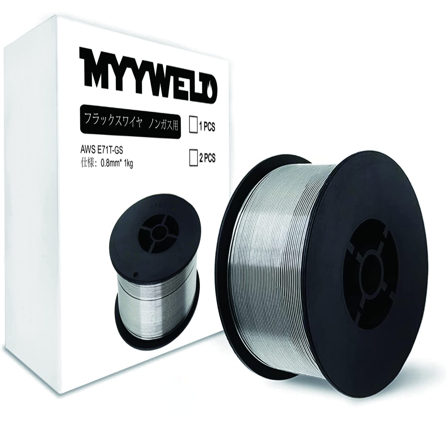 MYYWELD Порошковая проволока MIG Сварка для 1 кг проволоки MIG Сварочный аппарат без газа 0,8 мм E71T-GS без газа (Отдельный предмет)
MYYWELD Порошковая проволока MIG Сварка для 1 кг проволоки MIG Сварочный аппарат без газа 0,8 мм E71T-GS без газа (Отдельный предмет)