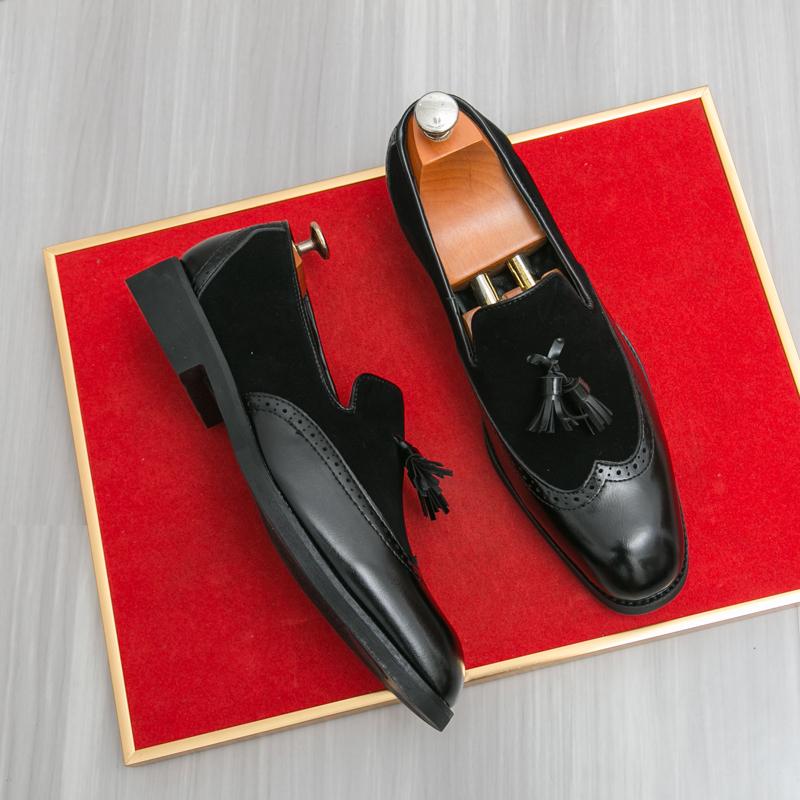 Модная деловая мужская формальная обувь Черная и коричневая Повседневная лоскутная Модная обувь лоферы Социальная обувь Размер 38-46 Мужская обувь 38 чёрный
Модная деловая мужская формальная обувь Черная и коричневая Повседневная лоскутная Модная обувь лоферы Социальная обувь Размер 38-46 Мужская обувь 38 чёрный