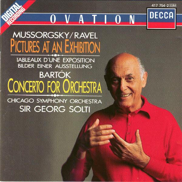 CD MUSSORGSKY, BARTOK, SOLTI; CSO - Pictures at an Exhibition / Concert 4177542 Decca 1988 Germany Classical Used
CD MUSSORGSKY, BARTOK, SOLTI; CSO - Pictures at an Exhibition / Concert 4177542 Decca 1988 Germany Classical Used