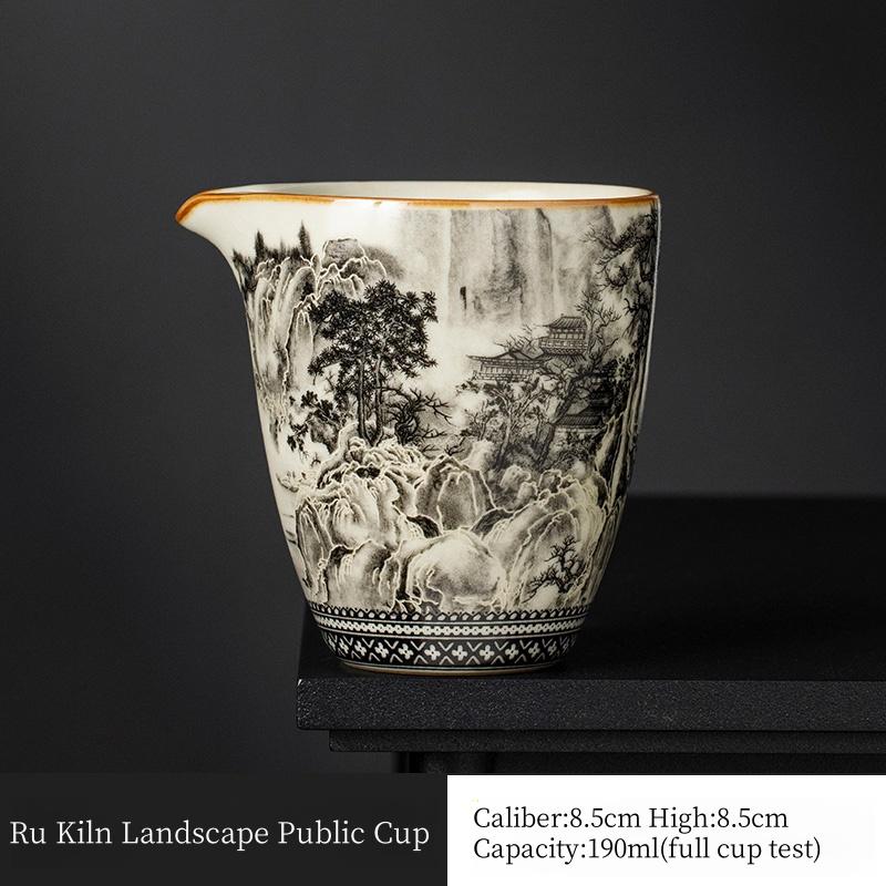 190ml Ru Kiln Landscape Fair Cup Ceramic Household High-end Large Capacity Tea Sea Tea Dispenser Kung Fu Tea Set Accessories 200ml
190ml Ru Kiln Landscape Fair Cup Ceramic Household High-end Large Capacity Tea Sea Tea Dispenser Kung Fu Tea Set Accessories 200ml