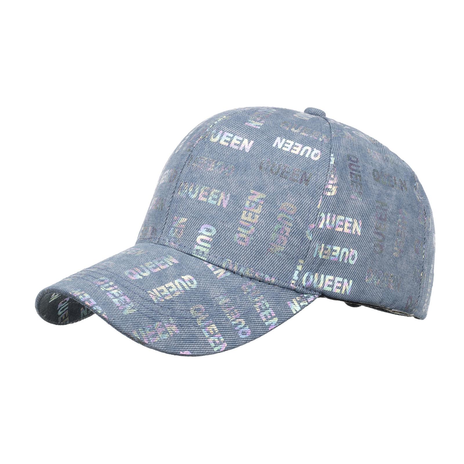 Ladies Fashion English QUEEN Baseball Cap Peaked Cap Color Letter Heat Transfer Visor Sun Cap світло-синій колір
Ladies Fashion English QUEEN Baseball Cap Peaked Cap Color Letter Heat Transfer Visor Sun Cap світло-синій колір