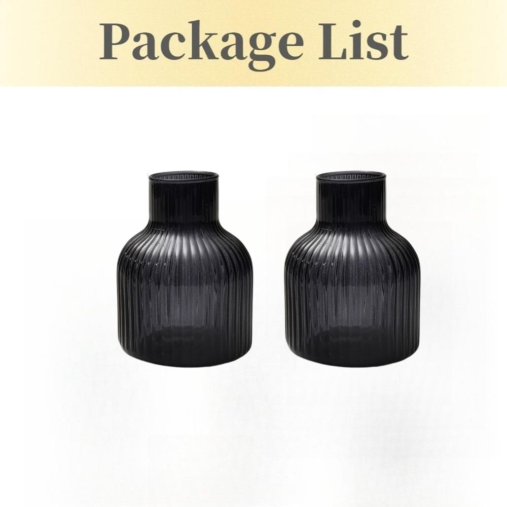 Minimalist Nordic Black Striped Glass Vase Desktop Water Vase Modern Home Living Room Office Decoration Wedding Ornamen
Minimalist Nordic Black Striped Glass Vase Desktop Water Vase Modern Home Living Room Office Decoration Wedding Ornamen
