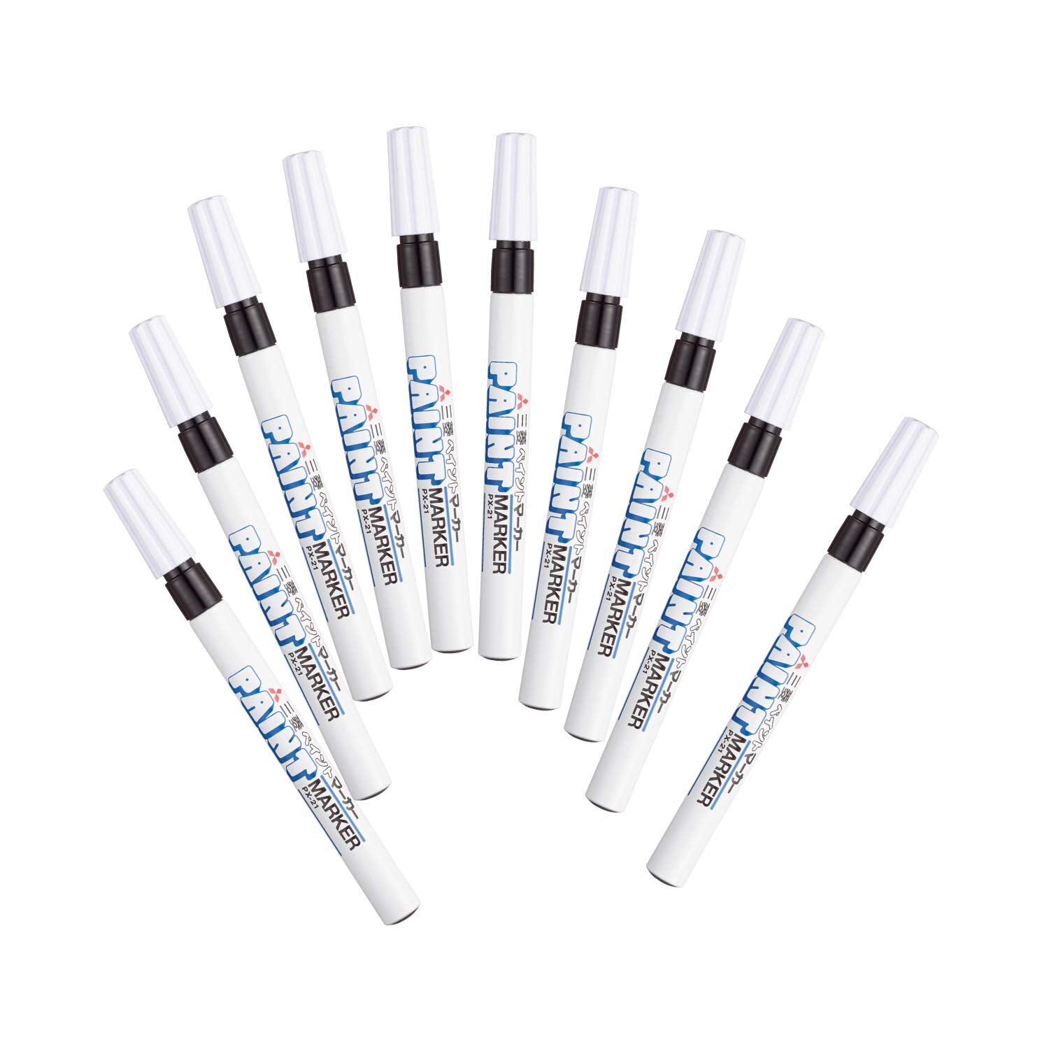 Mitsubishi Pencil Paint Fine Markers, Point, Black, 10-Piece Set, PX21.24
Mitsubishi Pencil Paint Fine Markers, Point, Black, 10-Piece Set, PX21.24