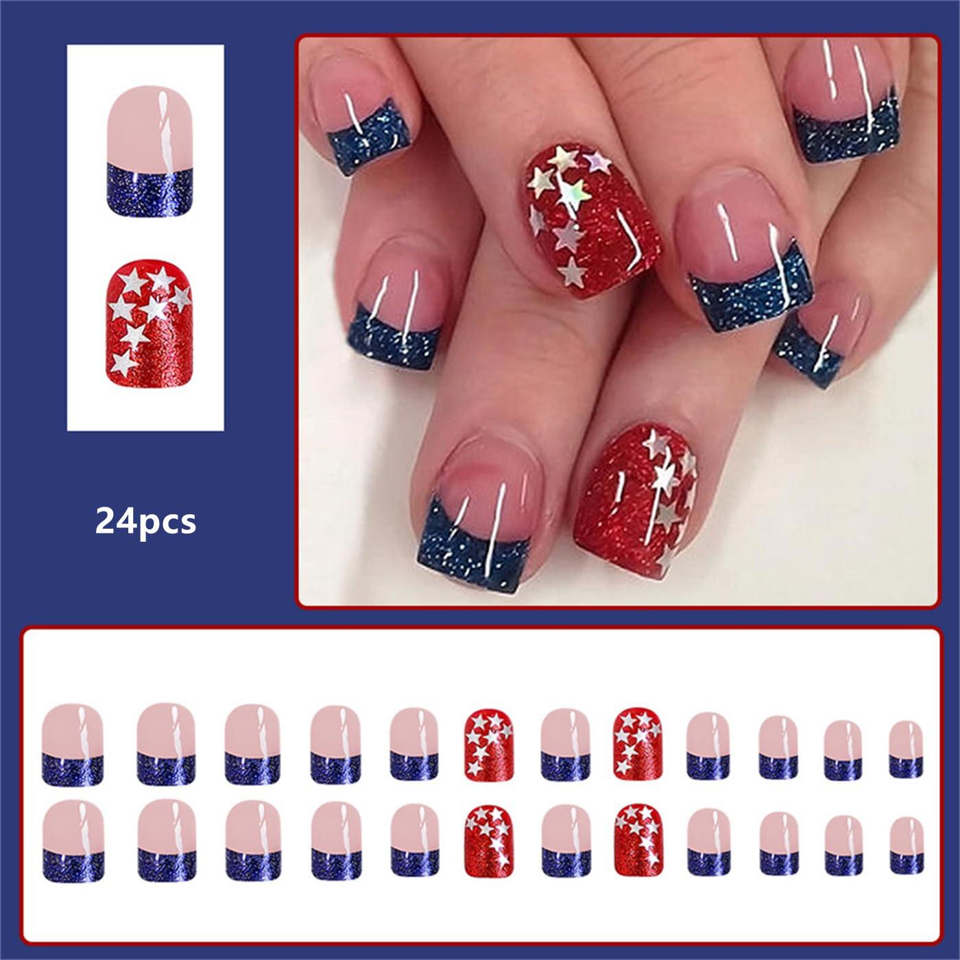 1 комплект(24pcs) Короткие квадратные ногти, красные с блестящими звездами, набор съемных накладных ногтей, сверкающий праздничный маникюр
1 комплект(24pcs) Короткие квадратные ногти, красные с блестящими звездами, набор съемных накладных ногтей, сверкающий праздничный маникюр