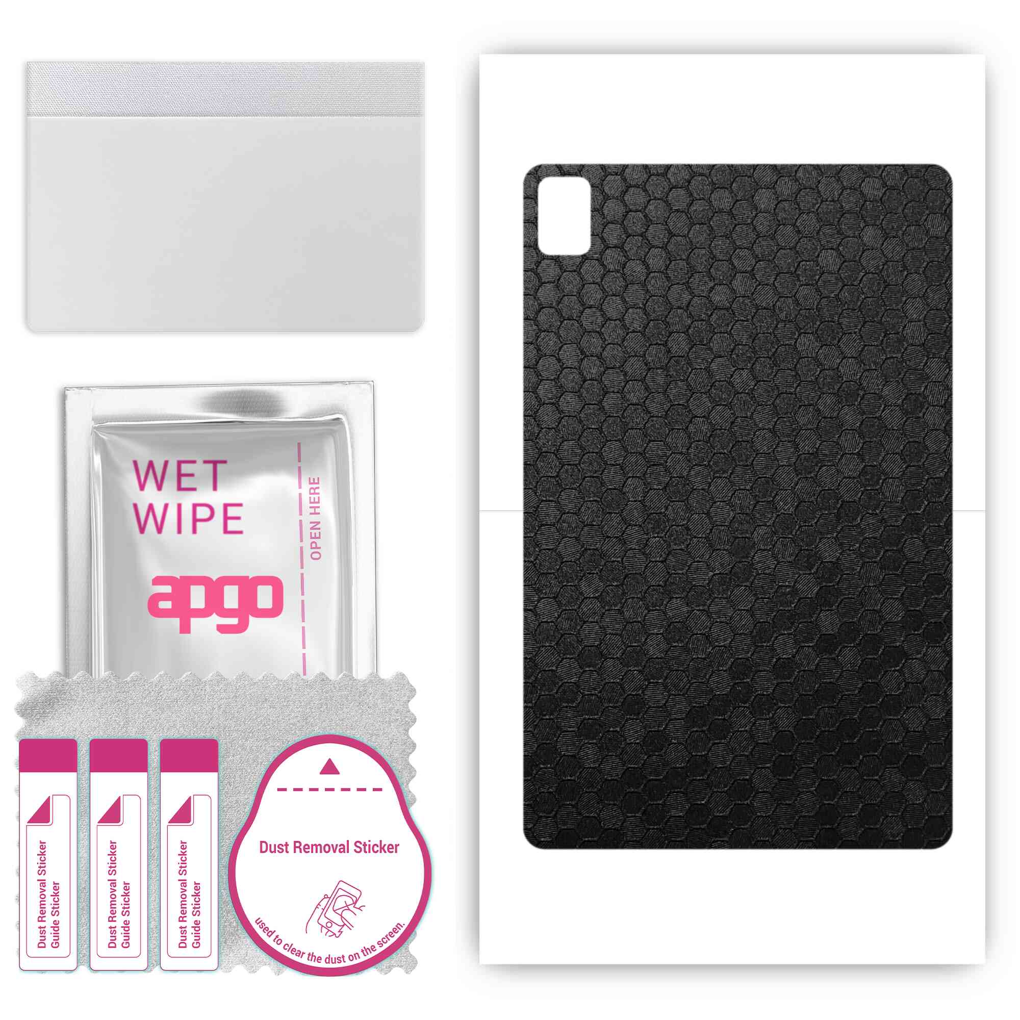 apgo skin sticker film foil vinyl for the BACK compatible with Blackview Tab 16, scratch-resistant, easy to install - Black Honeycomb
apgo skin sticker film foil vinyl for the BACK compatible with Blackview Tab 16, scratch-resistant, easy to install - Black Honeycomb