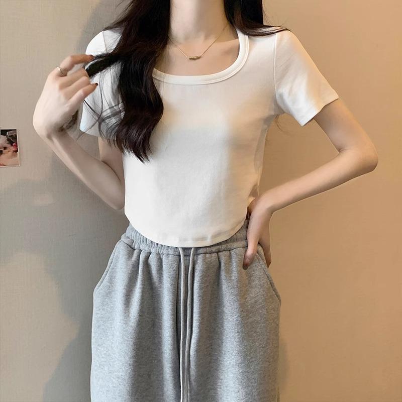 2026 Women s Summer Square Neck Curved Hem T-shirt Small белый
2026 Women s Summer Square Neck Curved Hem T-shirt Small белый