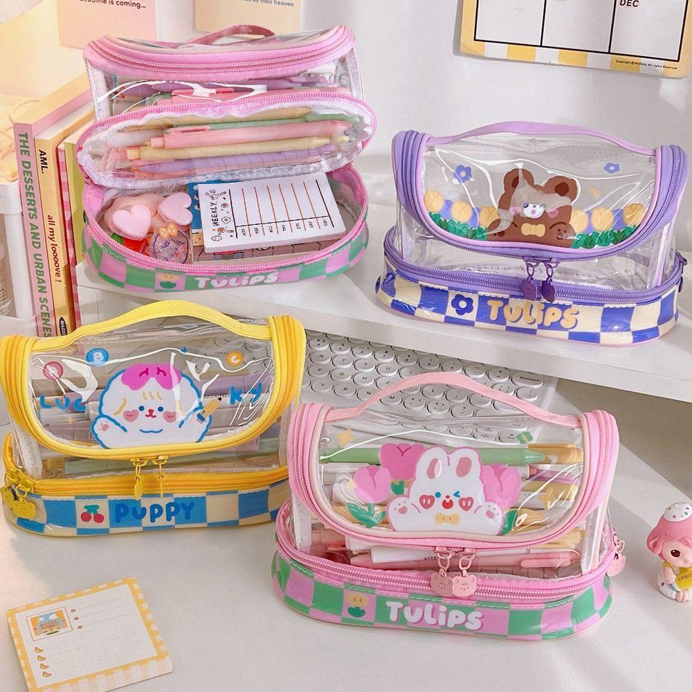 Large Capacity 2 Layer Handbags Makeup Pouch Astronaut Pencil Case Big Pen Bag Cosmetic Storage
Large Capacity 2 Layer Handbags Makeup Pouch Astronaut Pencil Case Big Pen Bag Cosmetic Storage