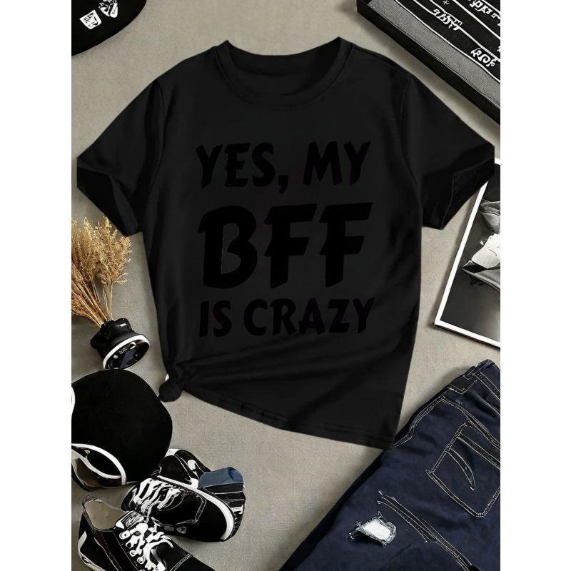 European Size Childrens Round-neck Short-sleeved T-shirt with Unique English Patterns Yes My Best Friend Is Crazy 98cm чёрный
European Size Childrens Round-neck Short-sleeved T-shirt with Unique English Patterns Yes My Best Friend Is Crazy 98cm чёрный