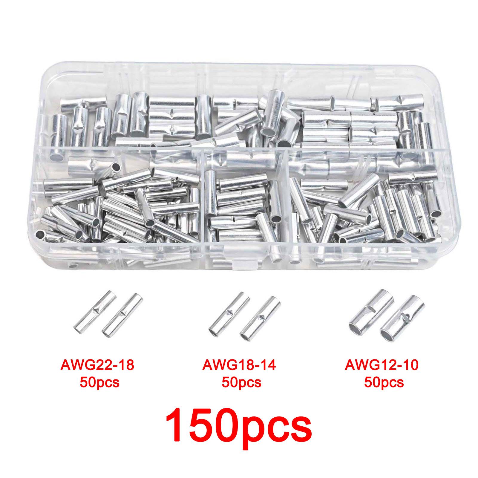 Non Insulated Wire Connectors in Packs of 150 to 280 Pieces Perfect for Machinery and Electric Systems Wiring Needs
Non Insulated Wire Connectors in Packs of 150 to 280 Pieces Perfect for Machinery and Electric Systems Wiring Needs