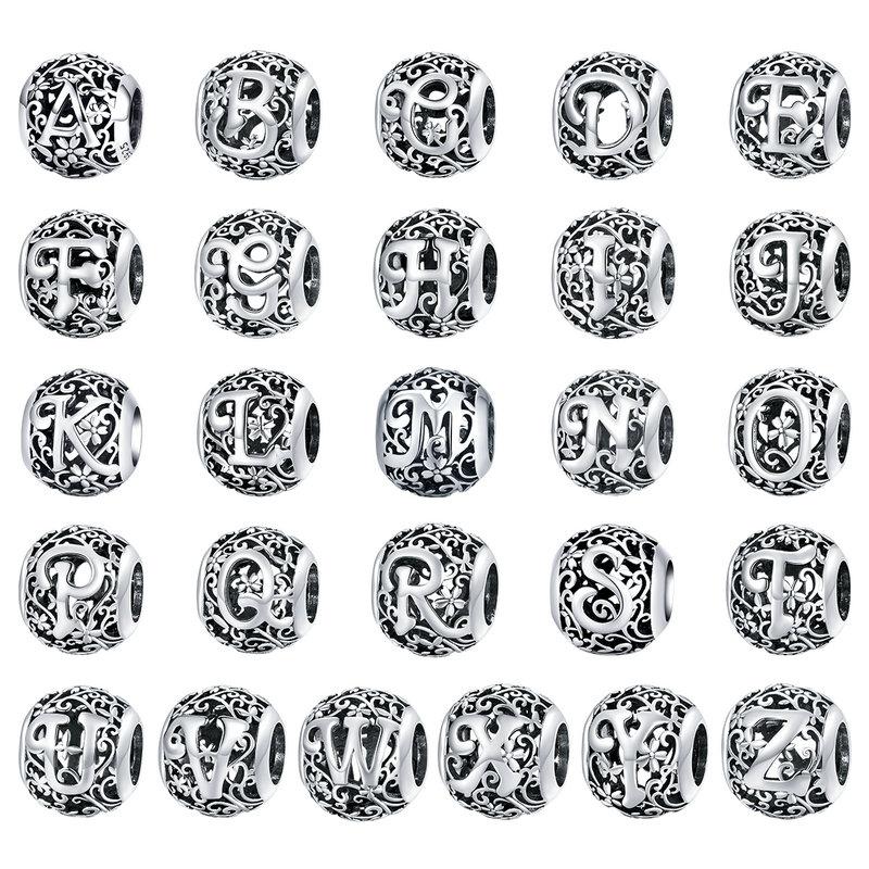 1 PC Letter Charm BAMOER 925 Silver Vintage A to Z CZ Alphabet LetterS Beads Fit Charm Bracelets DIY Jewelry SCC738 G
1 PC Letter Charm BAMOER 925 Silver Vintage A to Z CZ Alphabet LetterS Beads Fit Charm Bracelets DIY Jewelry SCC738 G