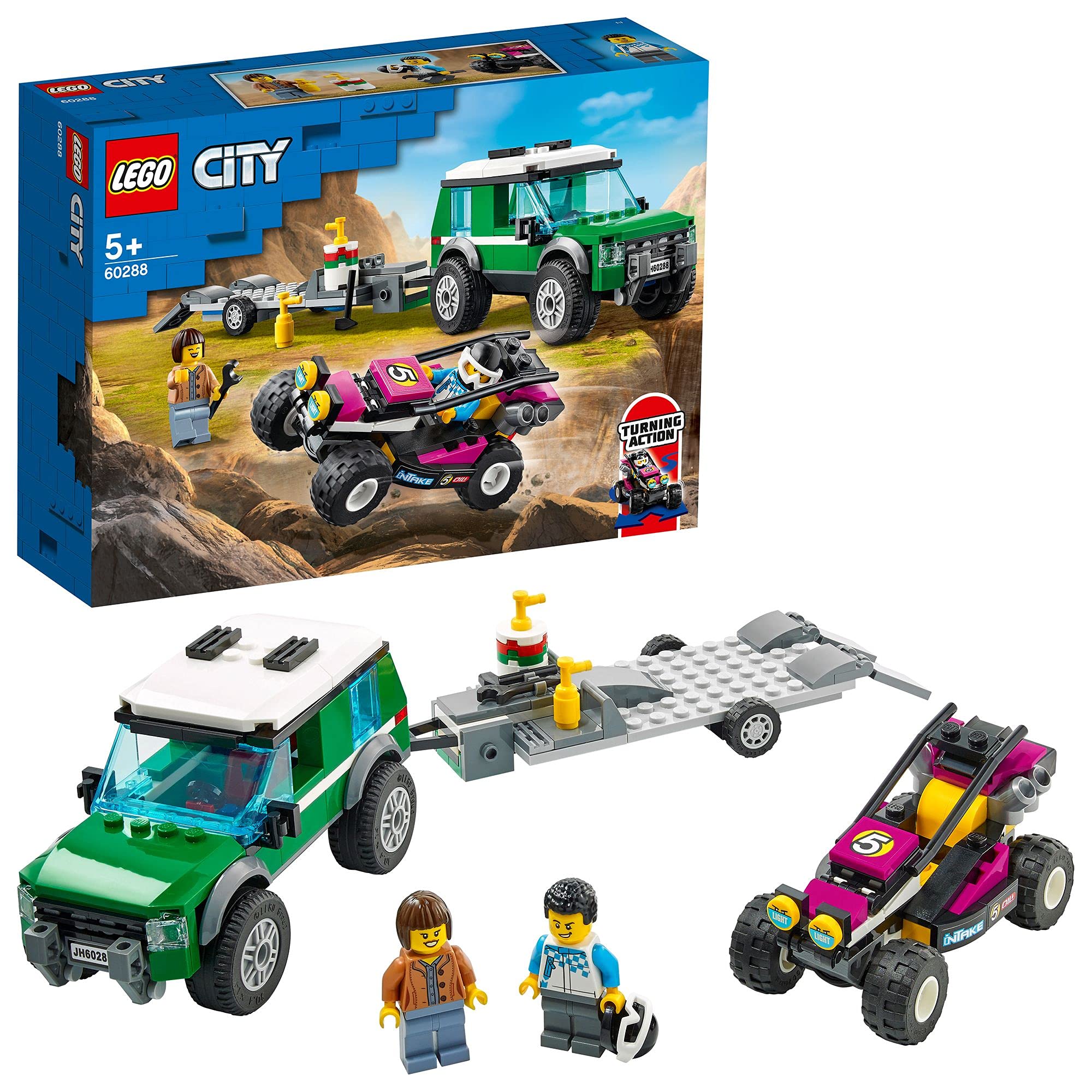 LEGO City Транспортер гоночного багги 60288
LEGO City Транспортер гоночного багги 60288