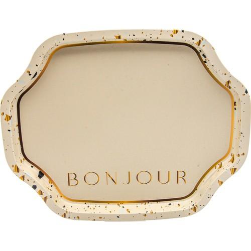 Поднос специальной формы с кремовым узором терраццо 28X33 см
Поднос специальной формы с кремовым узором терраццо 28X33 см