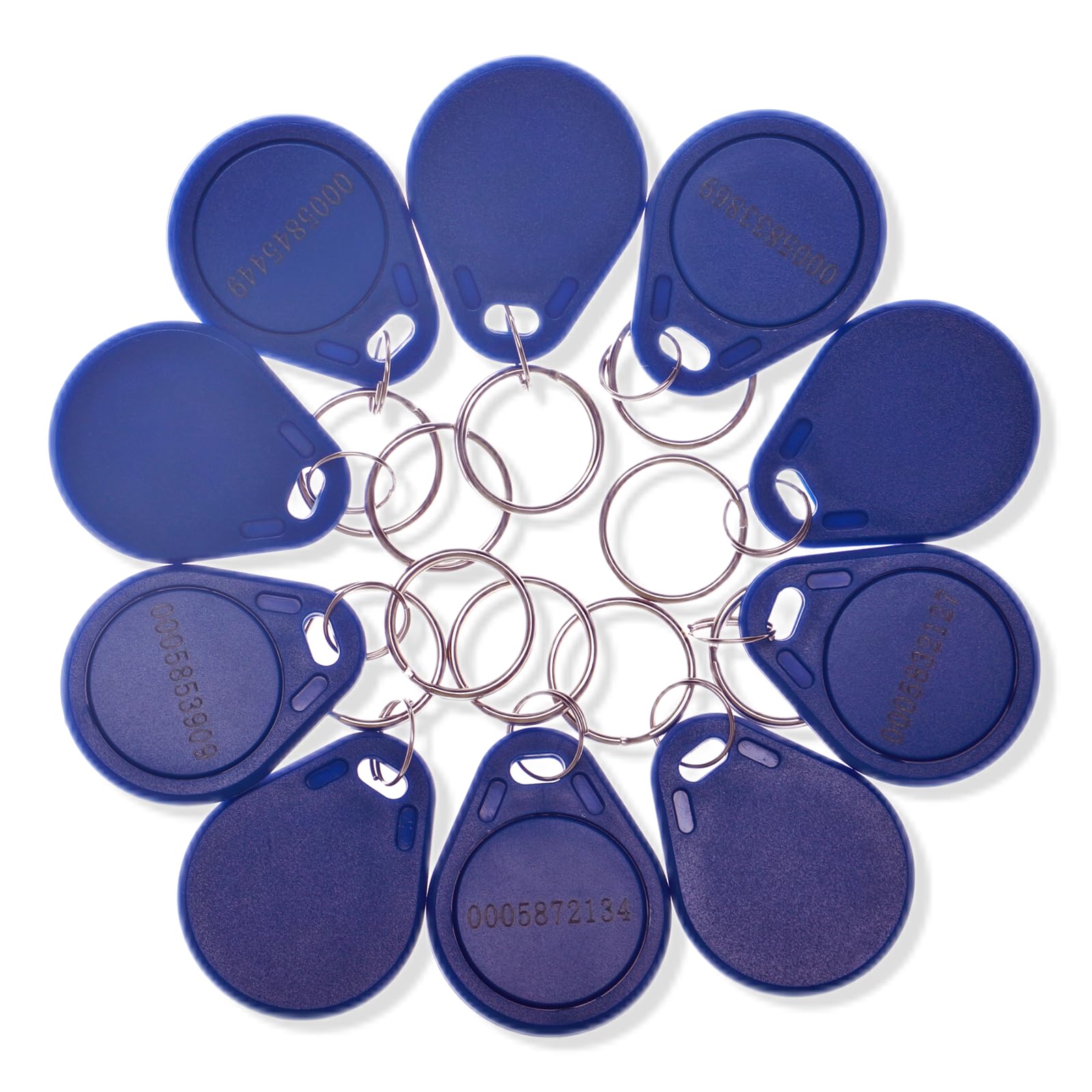 10pcs Fongwah RFID ID Key Fob 125KHz Read Only, Compatible with EM4100 Chip (Blue) 5 pieces синій
10pcs Fongwah RFID ID Key Fob 125KHz Read Only, Compatible with EM4100 Chip (Blue) 5 pieces синій