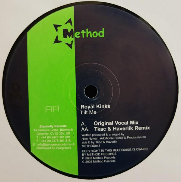 12inch Record ROYAL KINKS - Lift Me METHOD018 Method Records 2003 UK Dance & Electronica Used
12inch Record ROYAL KINKS - Lift Me METHOD018 Method Records 2003 UK Dance & Electronica Used