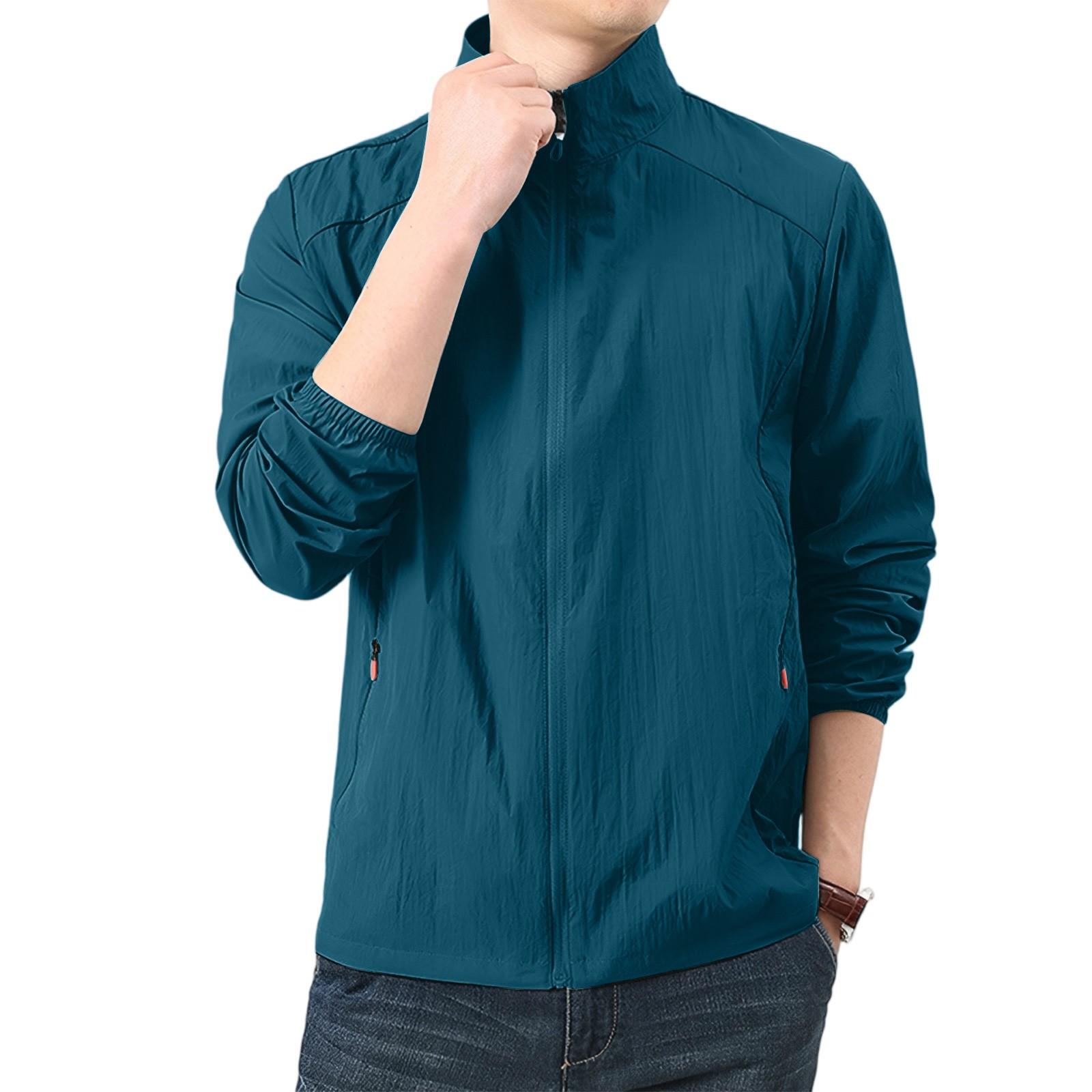 Мужская летняя легкая и однотонная уличная свободная одежда большого размера, защищающая от солнца, водонепроницаемая ветровка XXXL
Мужская летняя легкая и однотонная уличная свободная одежда большого размера, защищающая от солнца, водонепроницаемая ветровка XXXL