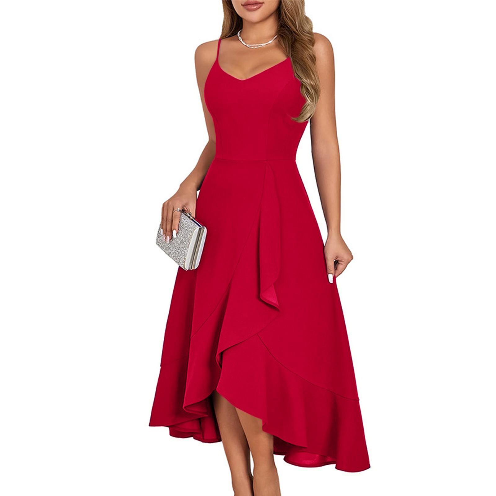 Women s Casual Summer Dress Sleeveless Sundress Tank Dresses Beach Dress Beach Dress M червоний
Women s Casual Summer Dress Sleeveless Sundress Tank Dresses Beach Dress Beach Dress M червоний