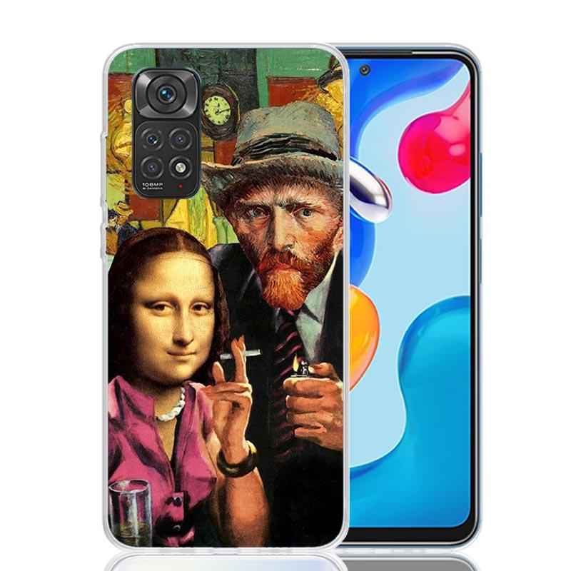Van Gogh Mona Lisa Funny Art Case Phone Cover for Xiaomi Redmi Note 14 13 12S 12 11S 11 11T 11E 10S 10 Pro Plus 5G Trend Fundas Redmi Note 13 Pro 5G
Van Gogh Mona Lisa Funny Art Case Phone Cover for Xiaomi Redmi Note 14 13 12S 12 11S 11 11T 11E 10S 10 Pro Plus 5G Trend Fundas Redmi Note 13 Pro 5G