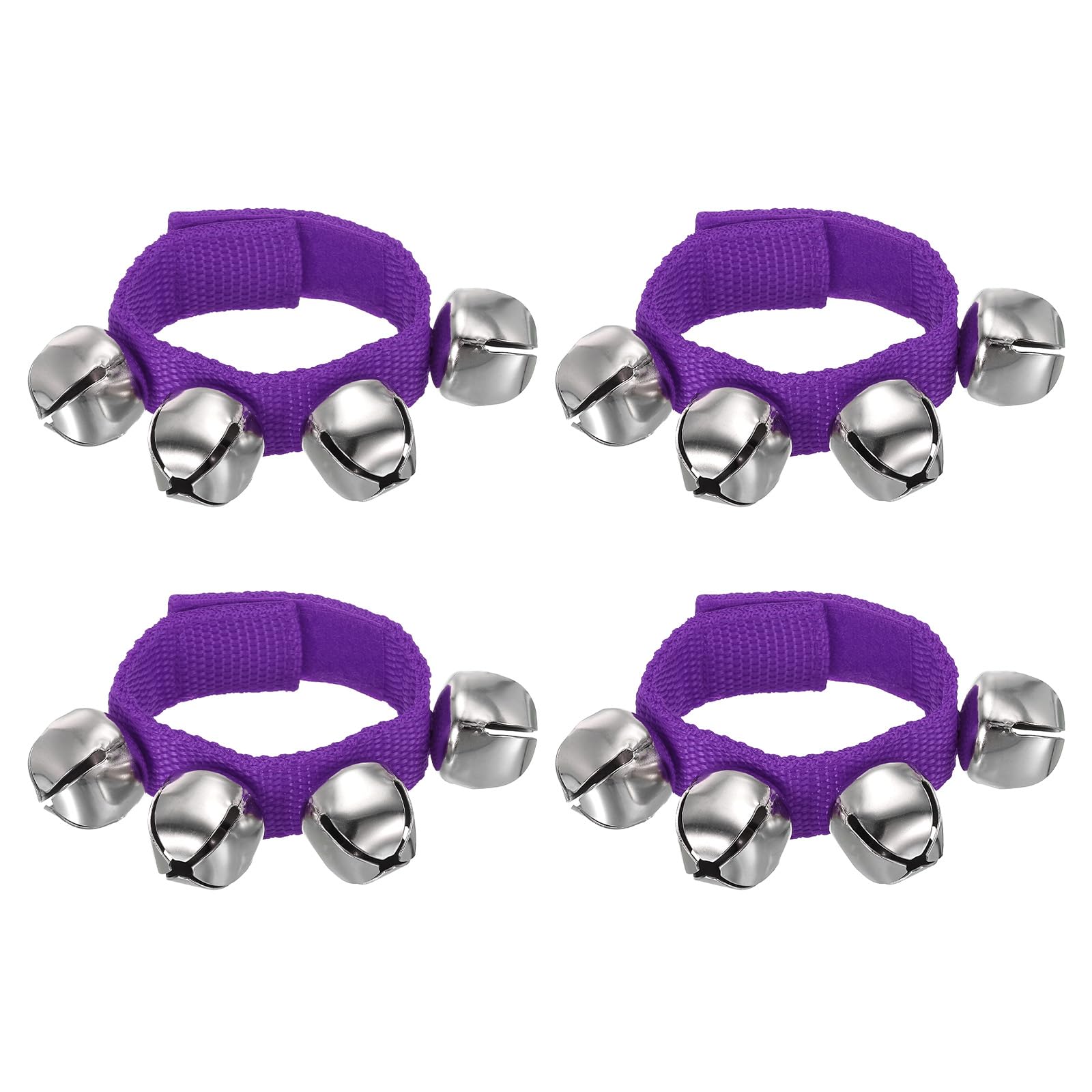 PATIKIL 4-Piece Wrist Bell, Jingle Bell, Ankle Bell, Percussion Instrument for Musical Rhythm Band, 4 Silver Bells, Purple, for Birthday Parties and
PATIKIL 4-Piece Wrist Bell, Jingle Bell, Ankle Bell, Percussion Instrument for Musical Rhythm Band, 4 Silver Bells, Purple, for Birthday Parties and