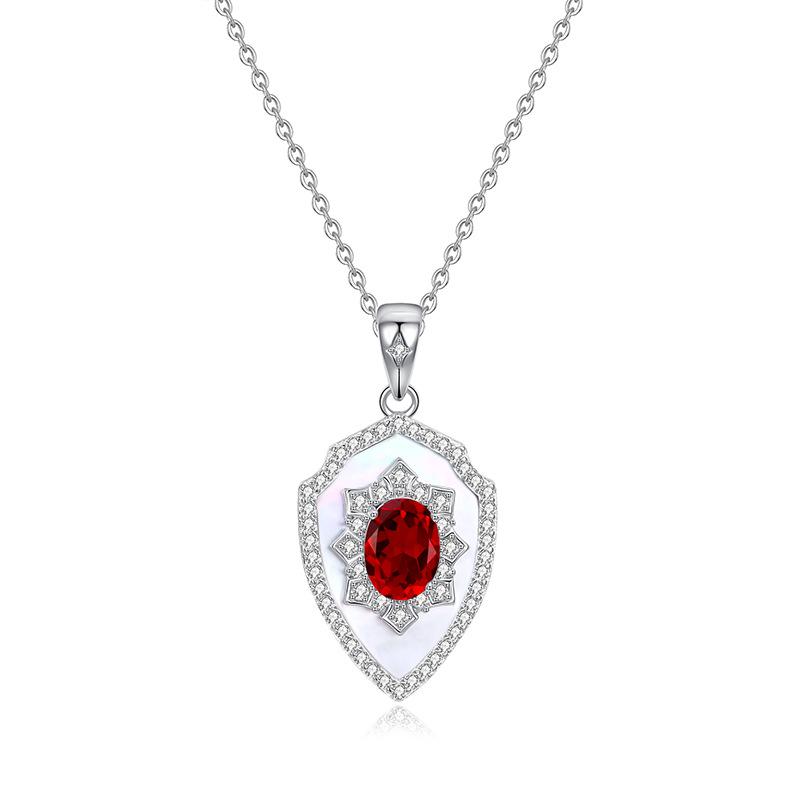 Natural Crystal Stone White Fritillary Pendant S925 Sterling Silver Niche Necklace Premium Design Clavicle Chain 925 silver
Natural Crystal Stone White Fritillary Pendant S925 Sterling Silver Niche Necklace Premium Design Clavicle Chain 925 silver