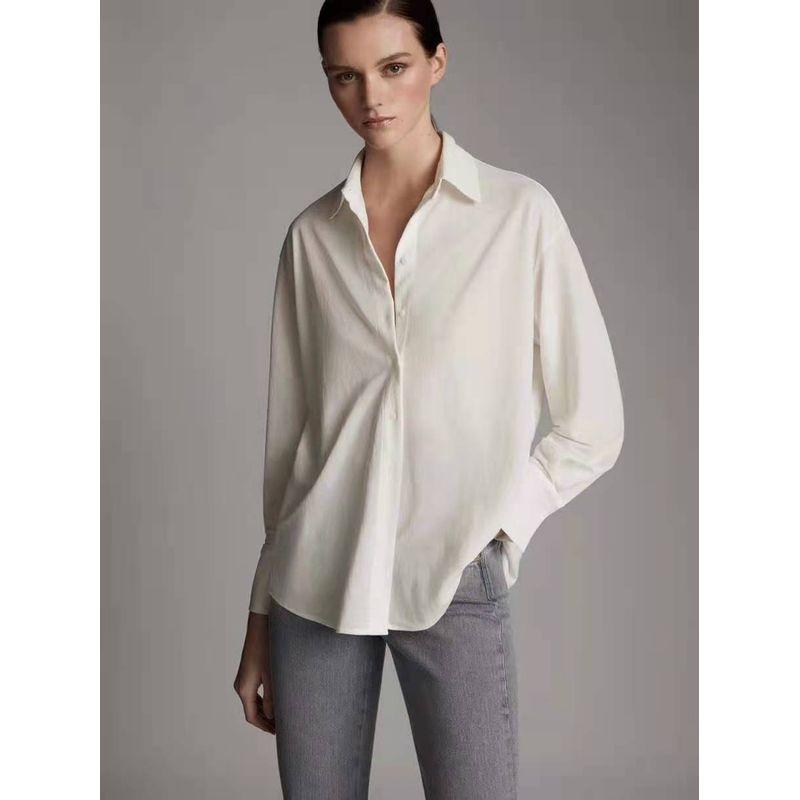 Polo Fashion Angola Pure Cotton Loose Casual Shirt White S
Polo Fashion Angola Pure Cotton Loose Casual Shirt White S