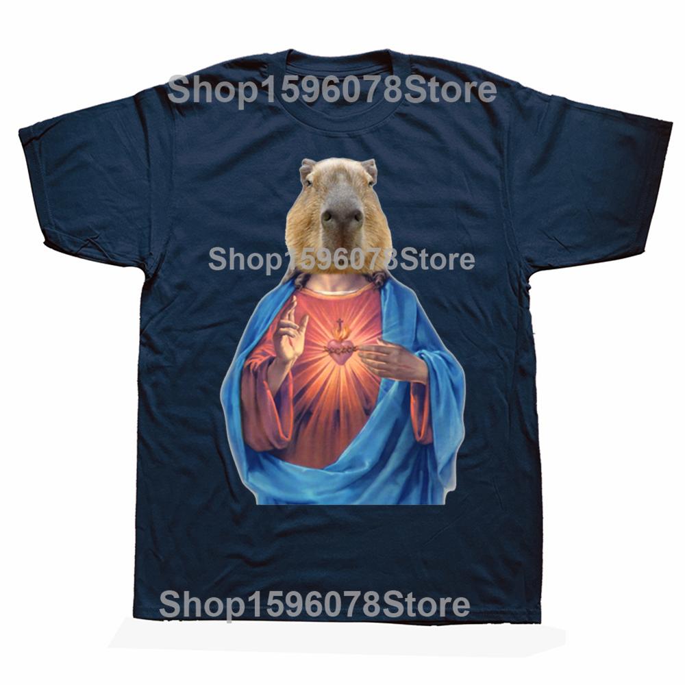 Funny Capybara Jesus Graphic Tshirts Unisex Womens Fashion Casual Tshirt 100 Cotton Loose Oversized T Shirt S
Funny Capybara Jesus Graphic Tshirts Unisex Womens Fashion Casual Tshirt 100 Cotton Loose Oversized T Shirt S
