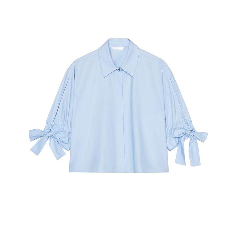 Summer New Product Women s Clothes Jewelry Button Decoration Cute Bowknot Decoration Poplin Lapel Short Shirt 2298094 Light Blue L
Summer New Product Women s Clothes Jewelry Button Decoration Cute Bowknot Decoration Poplin Lapel Short Shirt 2298094 Light Blue L