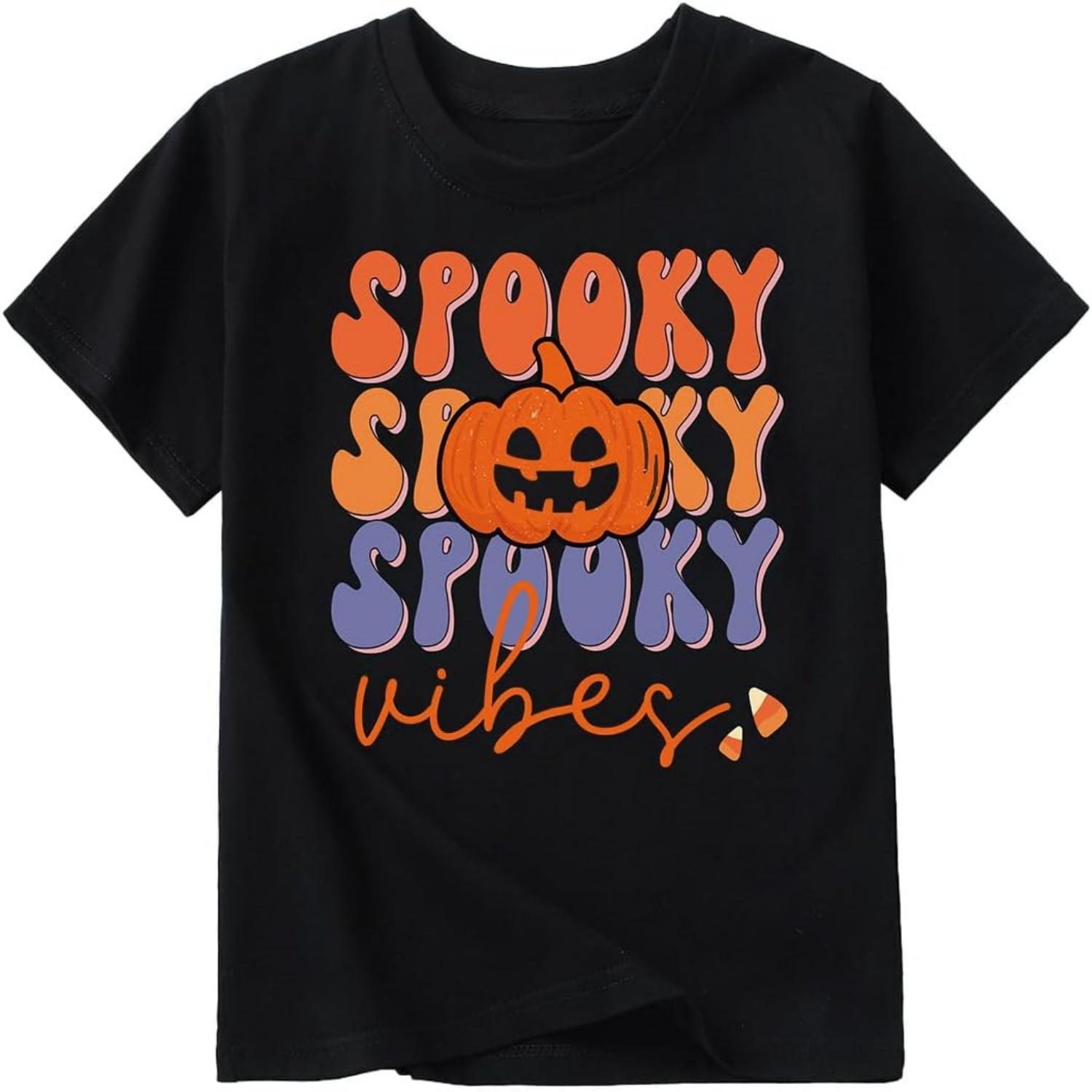 Детские Хэллоуинские Футболки для Мальчиков и Девочек Скелет Призрак Boo Жуткие Топы с Короткой Рукавой 2-12 Лет S чёрный
Детские Хэллоуинские Футболки для Мальчиков и Девочек Скелет Призрак Boo Жуткие Топы с Короткой Рукавой 2-12 Лет S чёрный