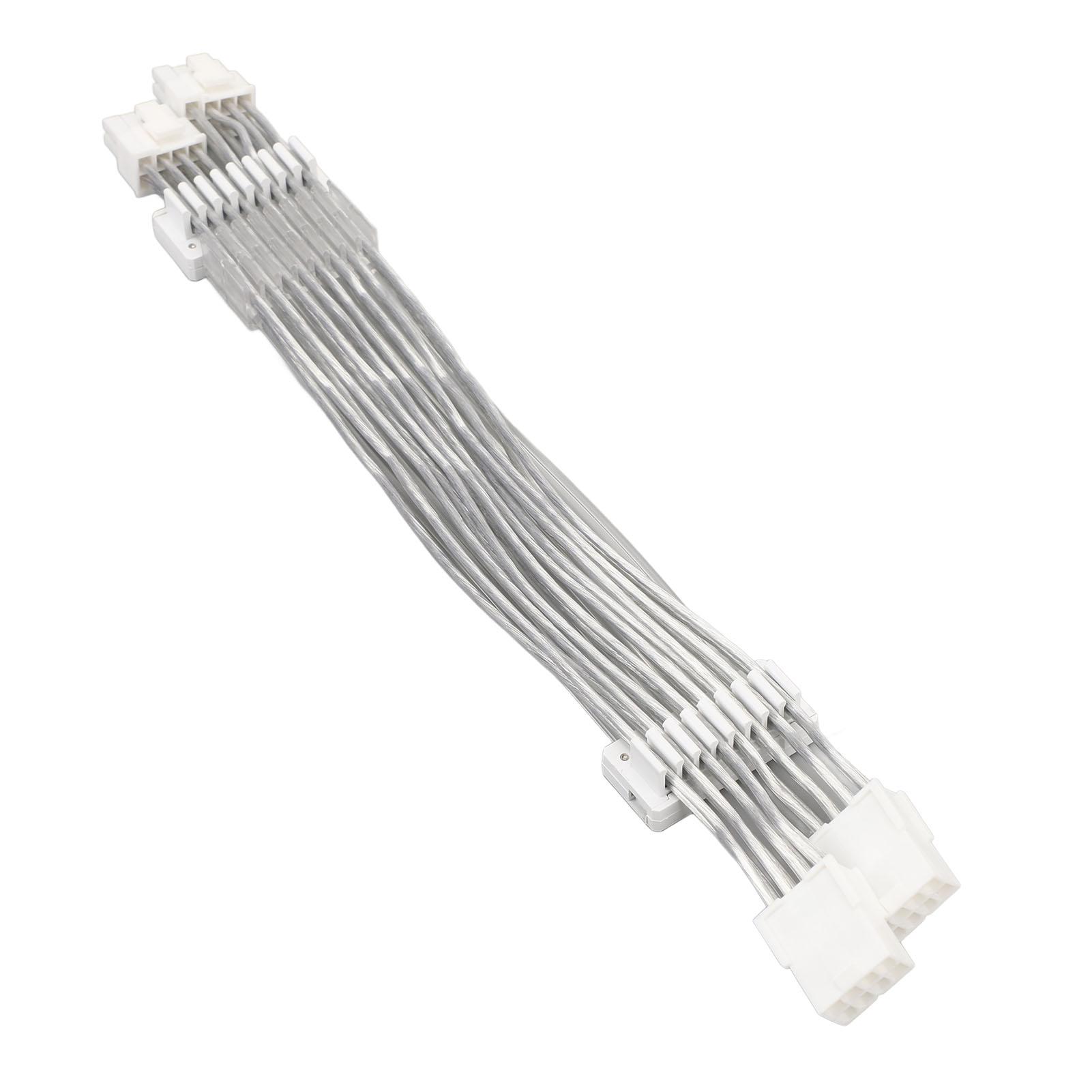 2x8PIN ARGB Graphics Card Power Extension Cable White 5V 3PIN Connector Synchronized Four Sides
2x8PIN ARGB Graphics Card Power Extension Cable White 5V 3PIN Connector Synchronized Four Sides