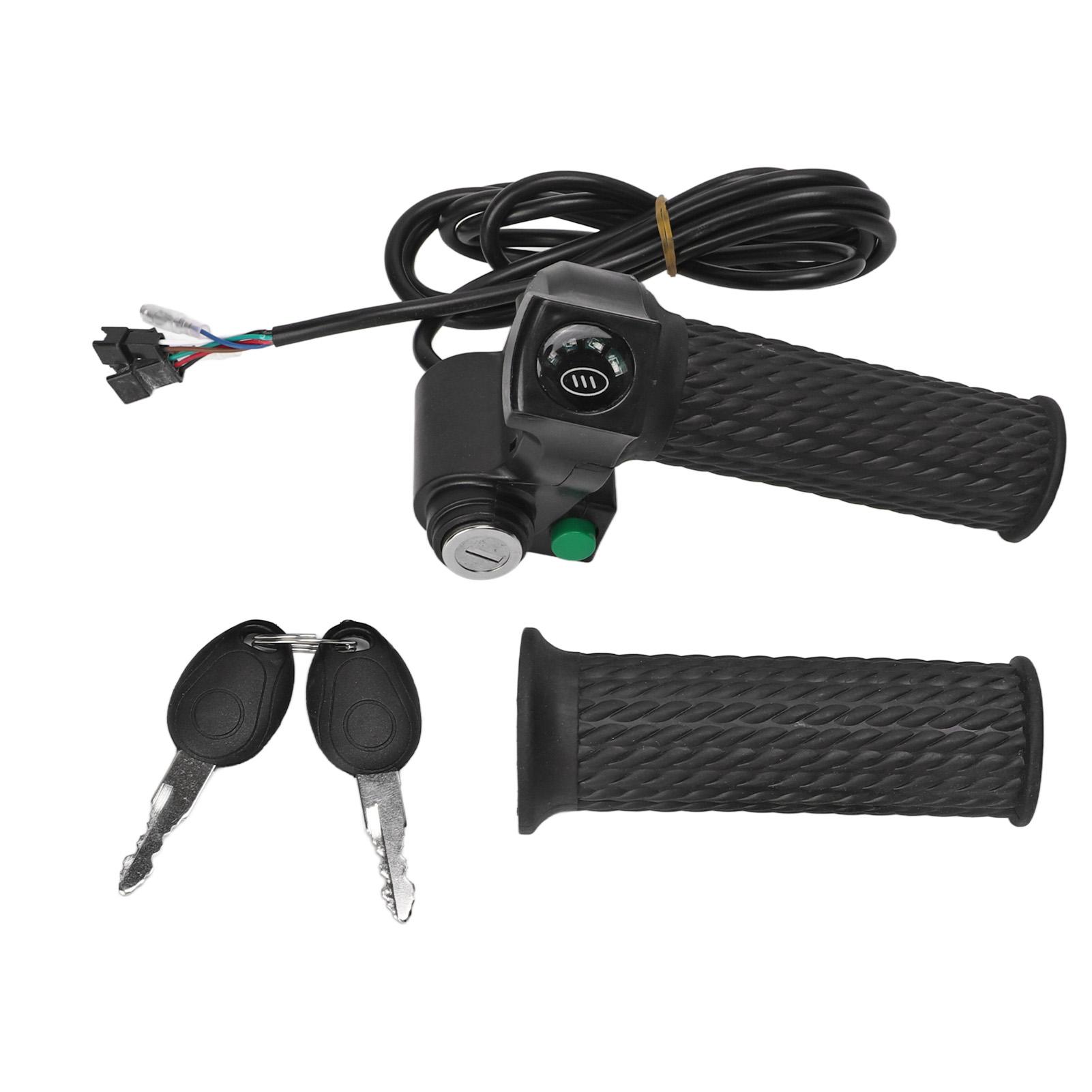 2 PCS Electric Bike Throttle Grip Kit Speed Control Grip with 4 Indicator Lights Cruising Function Bike Accessories 48V
2 PCS Electric Bike Throttle Grip Kit Speed Control Grip with 4 Indicator Lights Cruising Function Bike Accessories 48V