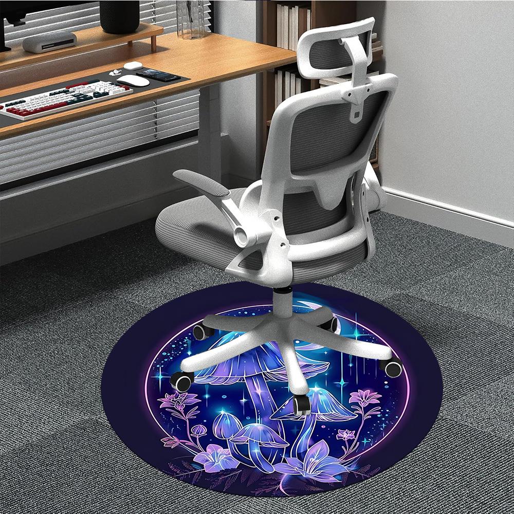1PC Mushroom Fantasy Office Round Area Rug, Indoor Mat Suitable For Office, Under Office Chairs Bedroom Living Room Home Decor, Room Deco 106 80cm by 80cm
1PC Mushroom Fantasy Office Round Area Rug, Indoor Mat Suitable For Office, Under Office Chairs Bedroom Living Room Home Decor, Room Deco 106 80cm by 80cm