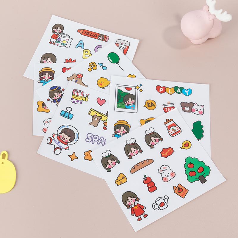 Милые корейские наклейки для девочек Kawaii для чехлов телефонов, канцелярских товаров, поделок, запечатывания и студенческих дневников
Милые корейские наклейки для девочек Kawaii для чехлов телефонов, канцелярских товаров, поделок, запечатывания и студенческих дневников