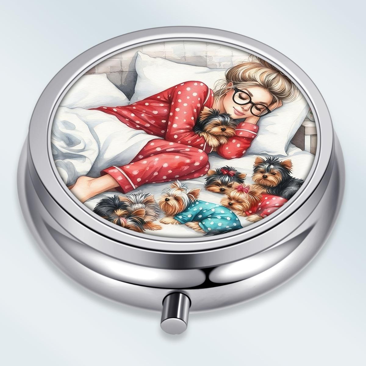 Portable Pill Box with 3 Compartments, Mini Metal Medicine Organizer Case, Cute Printed Pill Container for Vitamins, Pills, Jewelry, Travel, Daily Use разноцветный
Portable Pill Box with 3 Compartments, Mini Metal Medicine Organizer Case, Cute Printed Pill Container for Vitamins, Pills, Jewelry, Travel, Daily Use разноцветный
