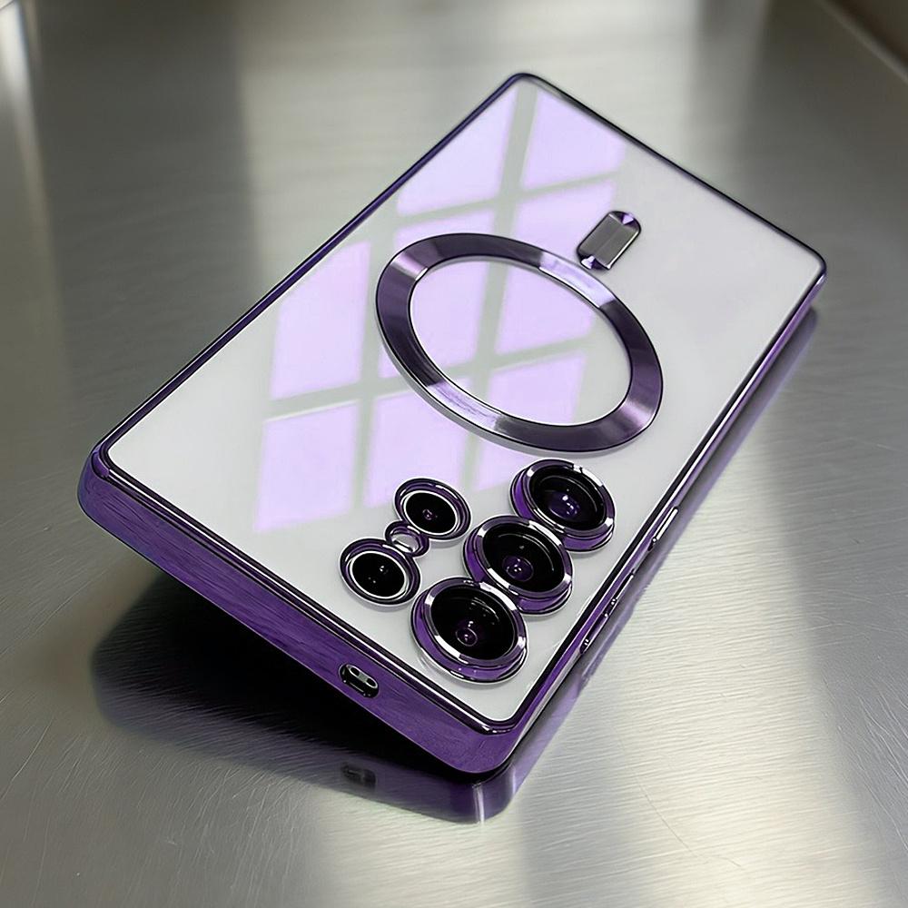Magnetic for Case for Samsung Galaxy S2 S24 S23 S22 S21 Ultra S26 Plus Plating Lens Protection Cover Clear Soft Galaxy S21
Magnetic for Case for Samsung Galaxy S2 S24 S23 S22 S21 Ultra S26 Plus Plating Lens Protection Cover Clear Soft Galaxy S21