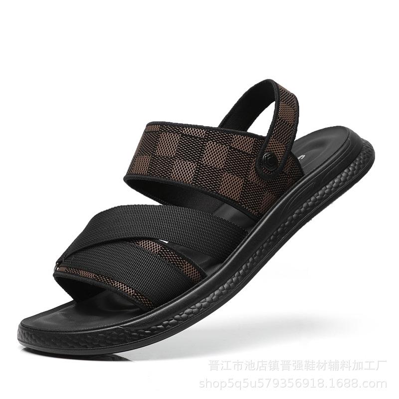 Summer breathable sandals men s casual slippers open-toed plaid beach shoes non-slip and wear-resistant soft-soled comfortable men s shoes 44 коричневий
Summer breathable sandals men s casual slippers open-toed plaid beach shoes non-slip and wear-resistant soft-soled comfortable men s shoes 44 коричневий