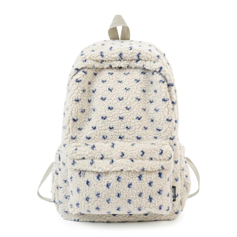 Print Plush Small Backpack Travel Backpack Student Schoolbag Small білий
Print Plush Small Backpack Travel Backpack Student Schoolbag Small білий