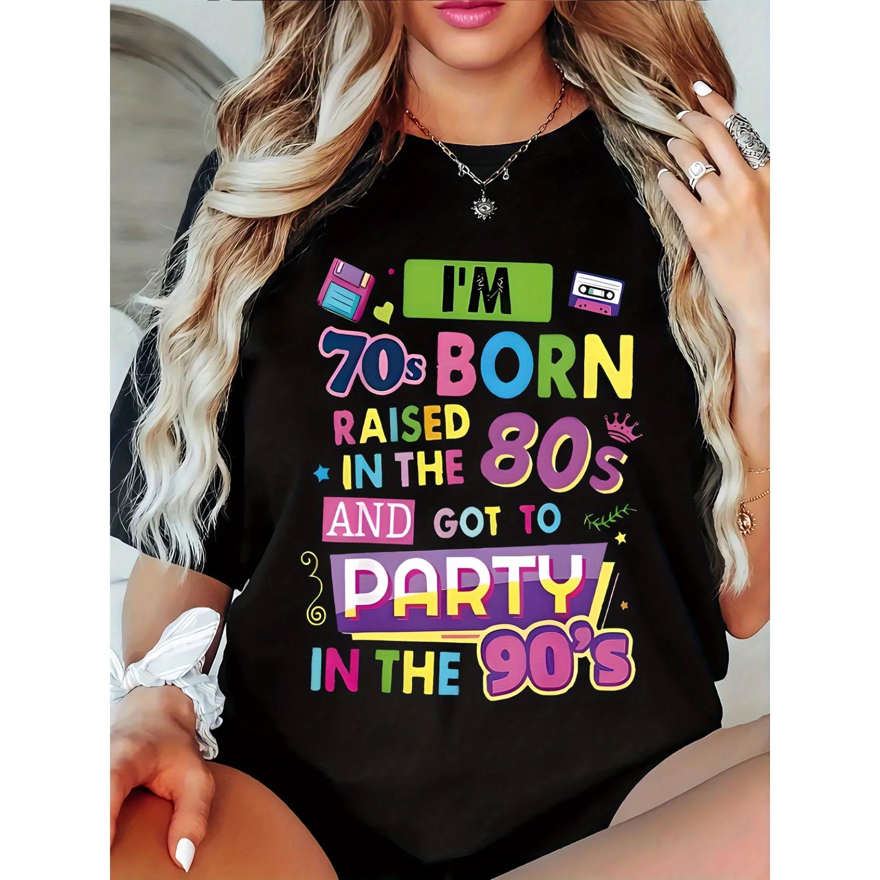 70S Print Women s Casual T-Shirt, Round Neck, Short Sleeved, Slightly Elastic Fabric, Regular Style XXL чорний
70S Print Women s Casual T-Shirt, Round Neck, Short Sleeved, Slightly Elastic Fabric, Regular Style XXL чорний