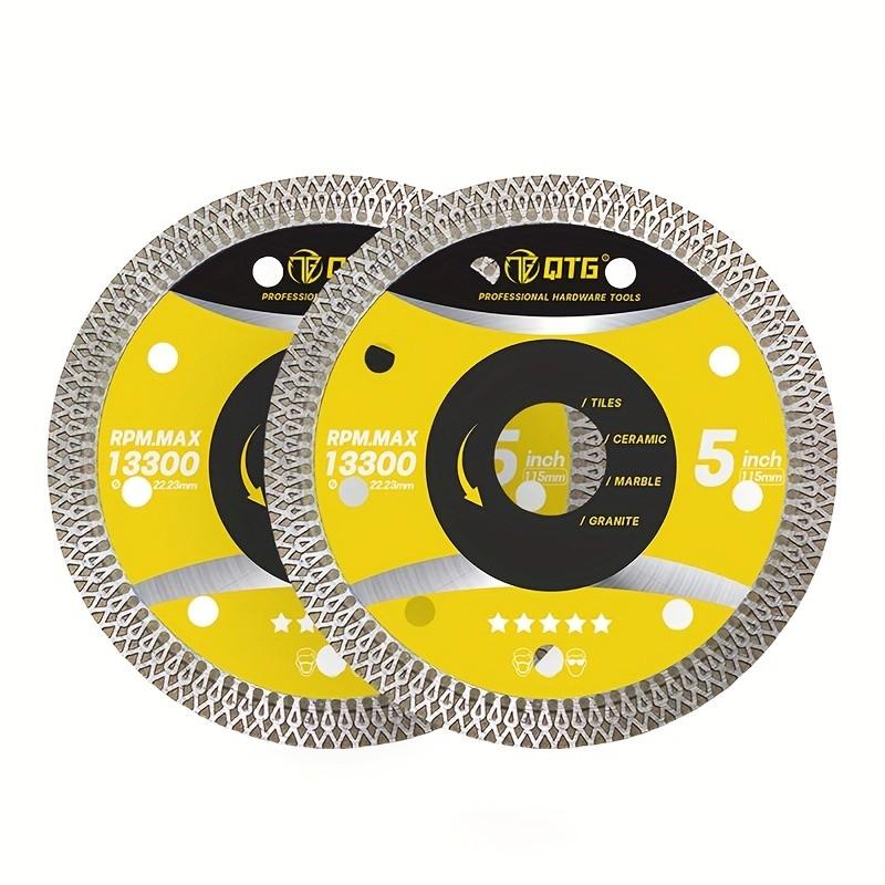 2pc 5-Inch Diamond Ceramic Saw Blade – Ultra-Thin Turbo Disc, Wet/Dry Use, for Stone/Tiles
2pc 5-Inch Diamond Ceramic Saw Blade – Ultra-Thin Turbo Disc, Wet/Dry Use, for Stone/Tiles