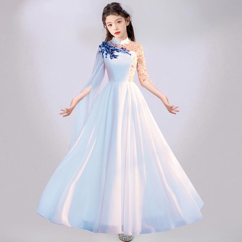 Red Song Stage Performance Costume Nationalistic Girls Ancient Guzheng Dress Host Primary School Children s Chorus Outfit 130 cm білий
Red Song Stage Performance Costume Nationalistic Girls Ancient Guzheng Dress Host Primary School Children s Chorus Outfit 130 cm білий