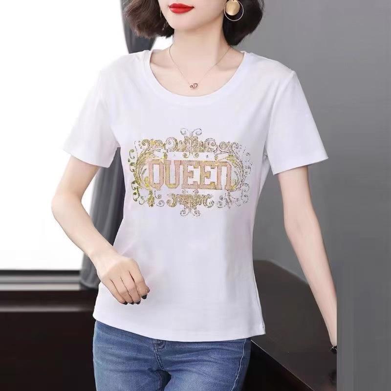 Design Sense Hot Diamond Short Sleeve T-Shirt Women s Summer 2025 New Large Size Age Reduction Skinny Versatile Top Shirt M чорний
Design Sense Hot Diamond Short Sleeve T-Shirt Women s Summer 2025 New Large Size Age Reduction Skinny Versatile Top Shirt M чорний