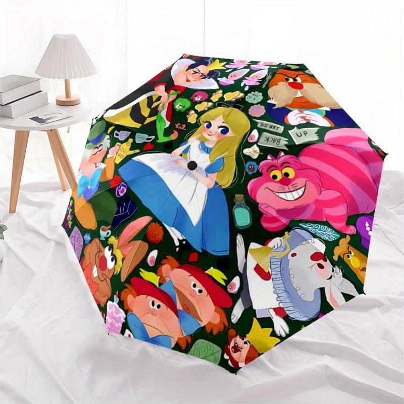 1pc Alice in Wonderland Automatic Folding Umbrella - Portable 3-Fold Design with 8-Bone Iron Frame, Perfect for Fans, Travelers, Daily Use,
1pc Alice in Wonderland Automatic Folding Umbrella - Portable 3-Fold Design with 8-Bone Iron Frame, Perfect for Fans, Travelers, Daily Use,