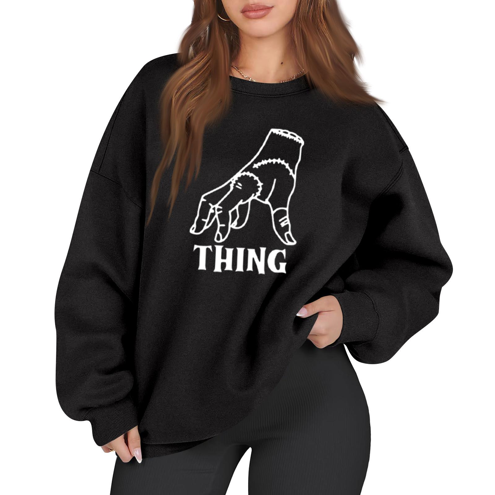 Женская модная повседневная кофта с длинным рукавом и принтом, с круглым вырезом XL белый
Женская модная повседневная кофта с длинным рукавом и принтом, с круглым вырезом XL белый