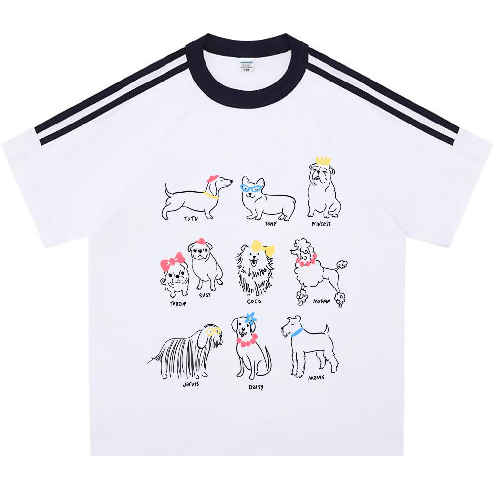 Kids 100% Cotton T-shirts Boys And Girls 200 GSM Cotton Tees cute dog Cartoon Print Child Tshirts 150 білий
Kids 100% Cotton T-shirts Boys And Girls 200 GSM Cotton Tees cute dog Cartoon Print Child Tshirts 150 білий