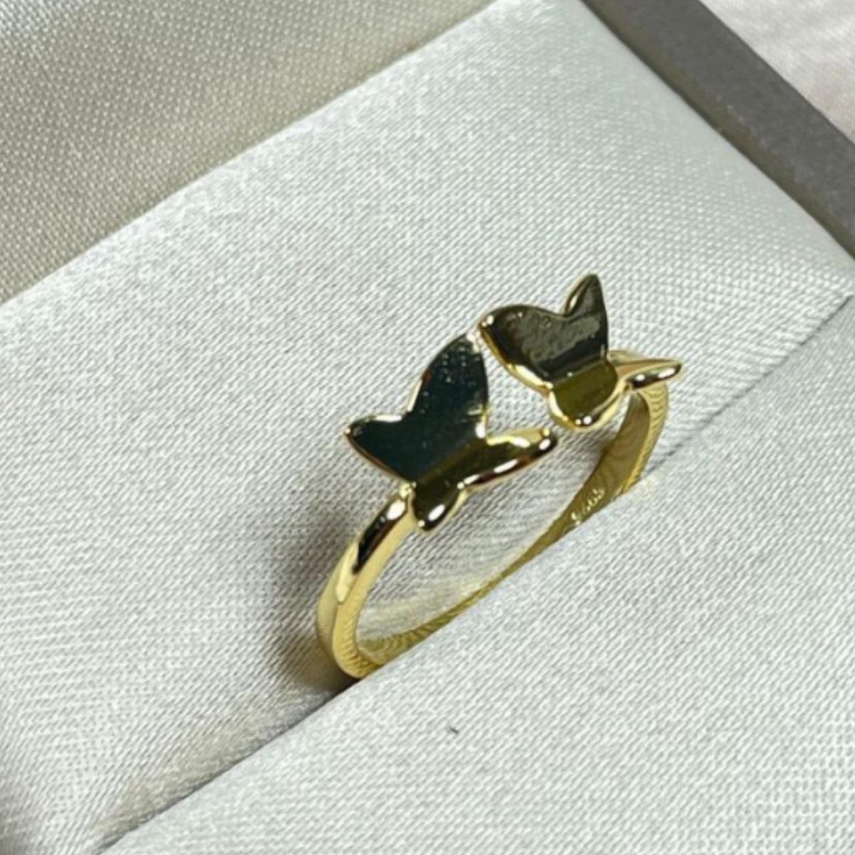 Adjustable Butterfly Open Ring, Women s Dainty Vintage Jewelry, S925 Silver, Gold-Plated Index Finger Ring Adjustable
Adjustable Butterfly Open Ring, Women s Dainty Vintage Jewelry, S925 Silver, Gold-Plated Index Finger Ring Adjustable